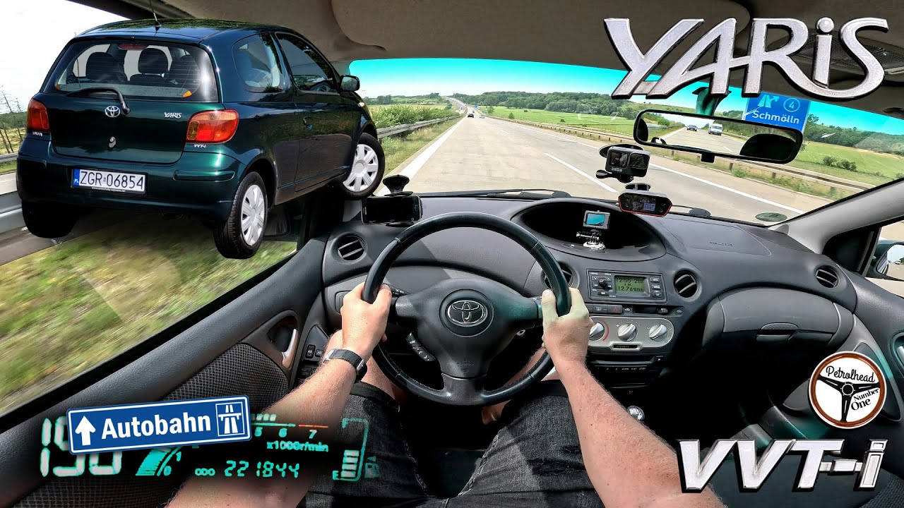 2003 Toyota Yaris 1.3 (86 KM) | V-MAX, 0-100 km/h. Prezentacja i próba autostradowa. | 4K