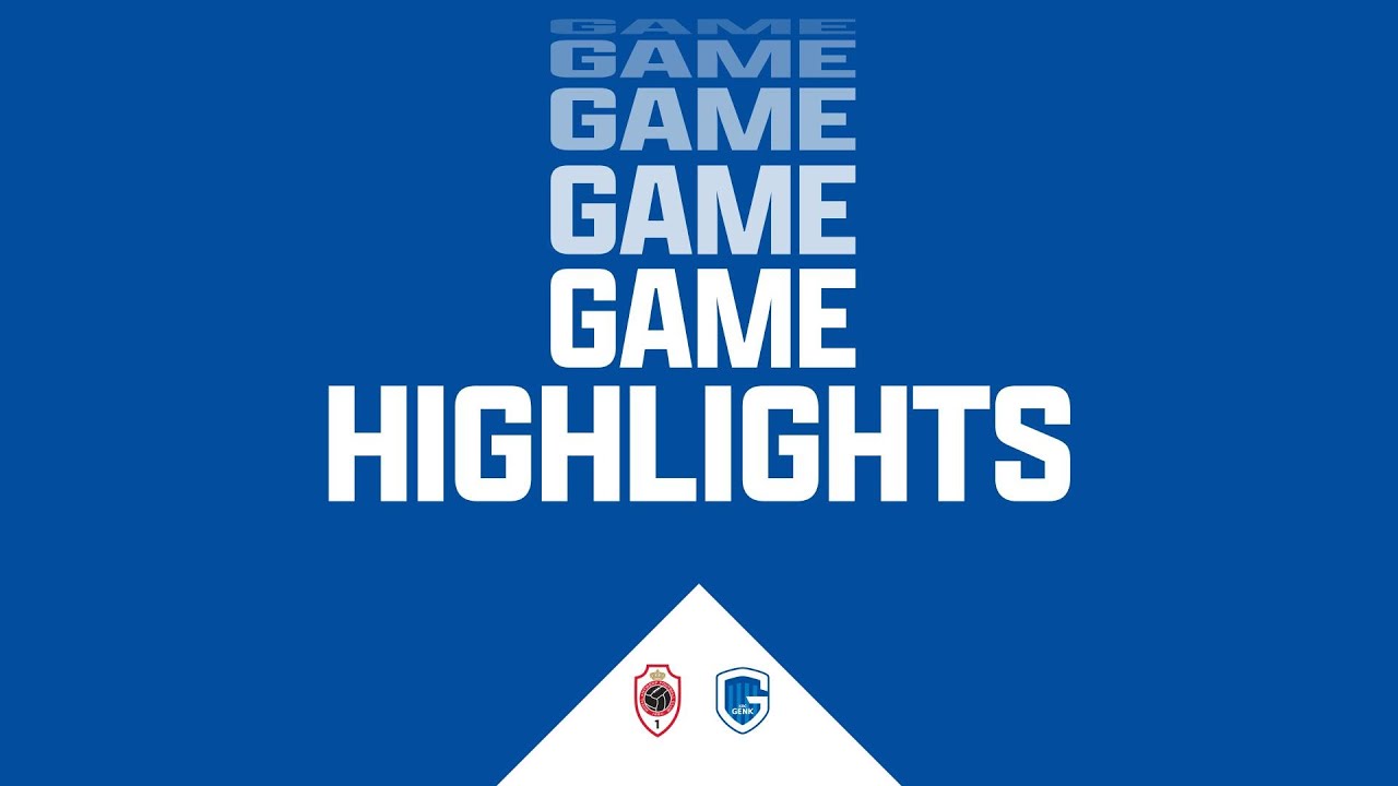 ⚽️ PO1 - 2 -  Royal Antwerp FC vs. KRC Genk - Game Highlights