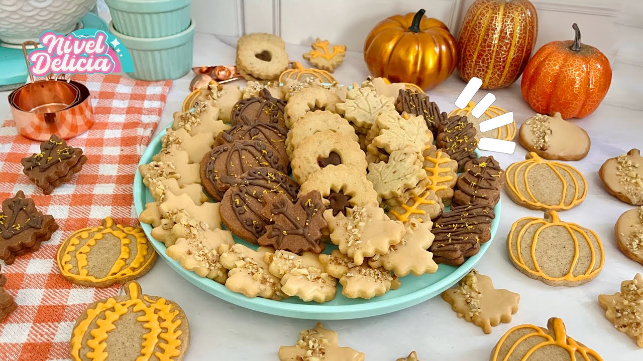 🍂 БОЛЬШЕ 75 печенек для ПРОДАЖИ из дома 4 ВКУСА всего с 1 ТЕСТОМ 🍪🍁 Рецепт сезонного печенья
