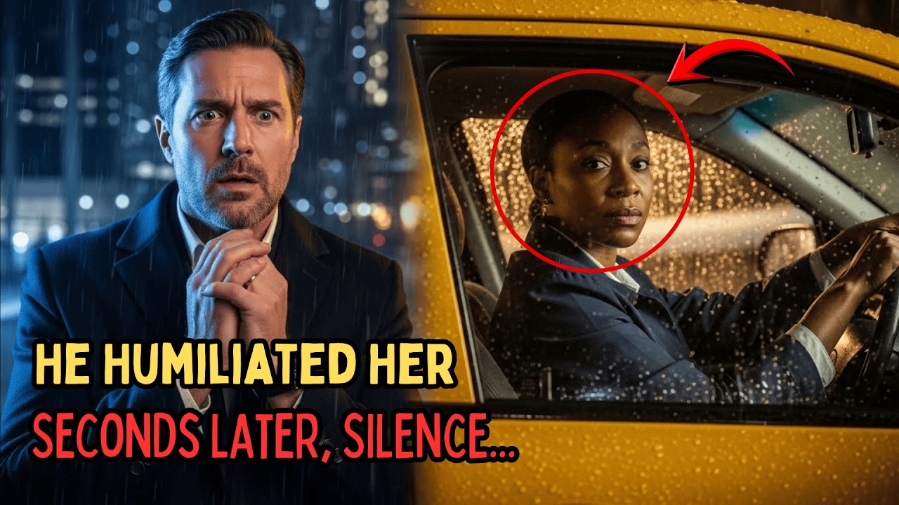 Wealthy Man Ignored a Black Taxi Driver — Her Destination STOPPED Him Cold…
