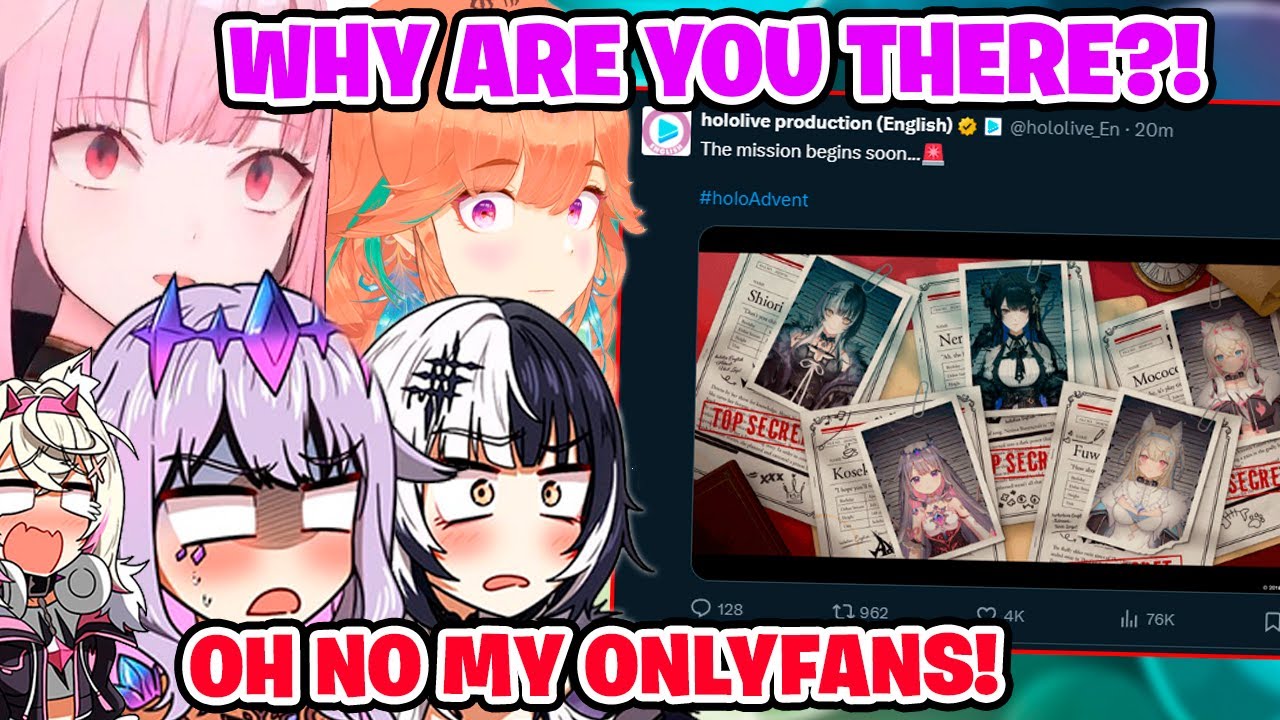 *Advent's Secret Files Exposed by Hololive Production* Shiori:【Hololive EN】
