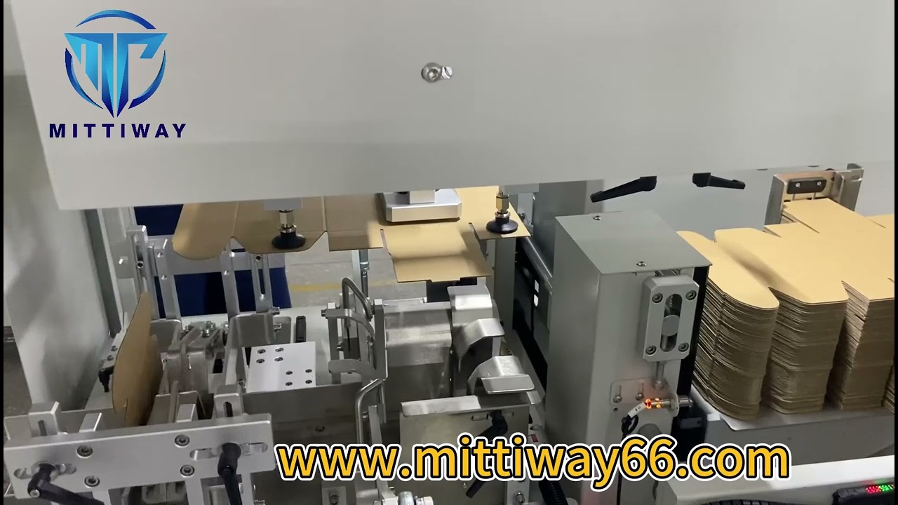 Tray Former Cardboard Box Erecting Machine Efficiency Carton Erector