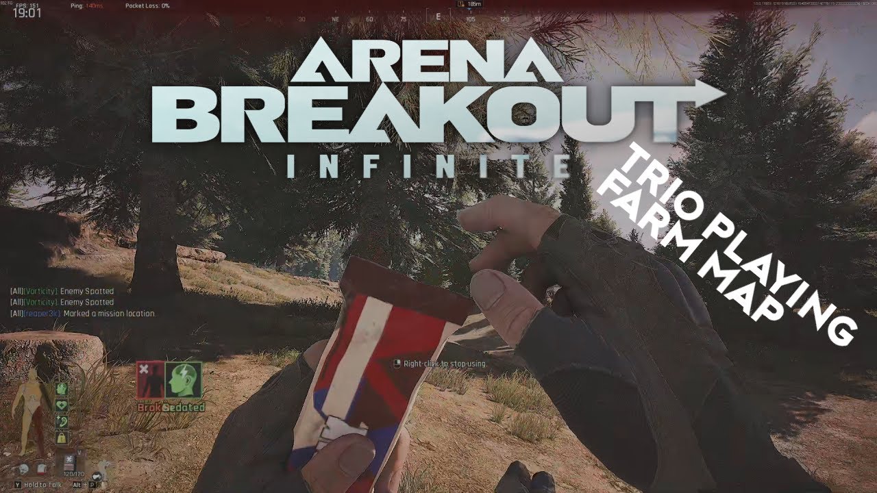 Arena Breakout Infinite - Trio playing Farm map