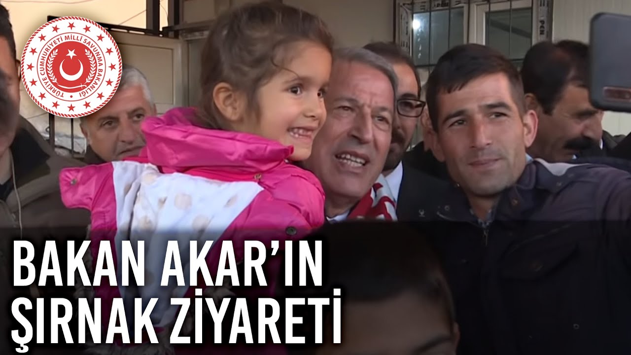 Bakan Akar Şırnak Esnafını Ziyaret Edip Vatandaşlarımızla Bir Araya Geldi