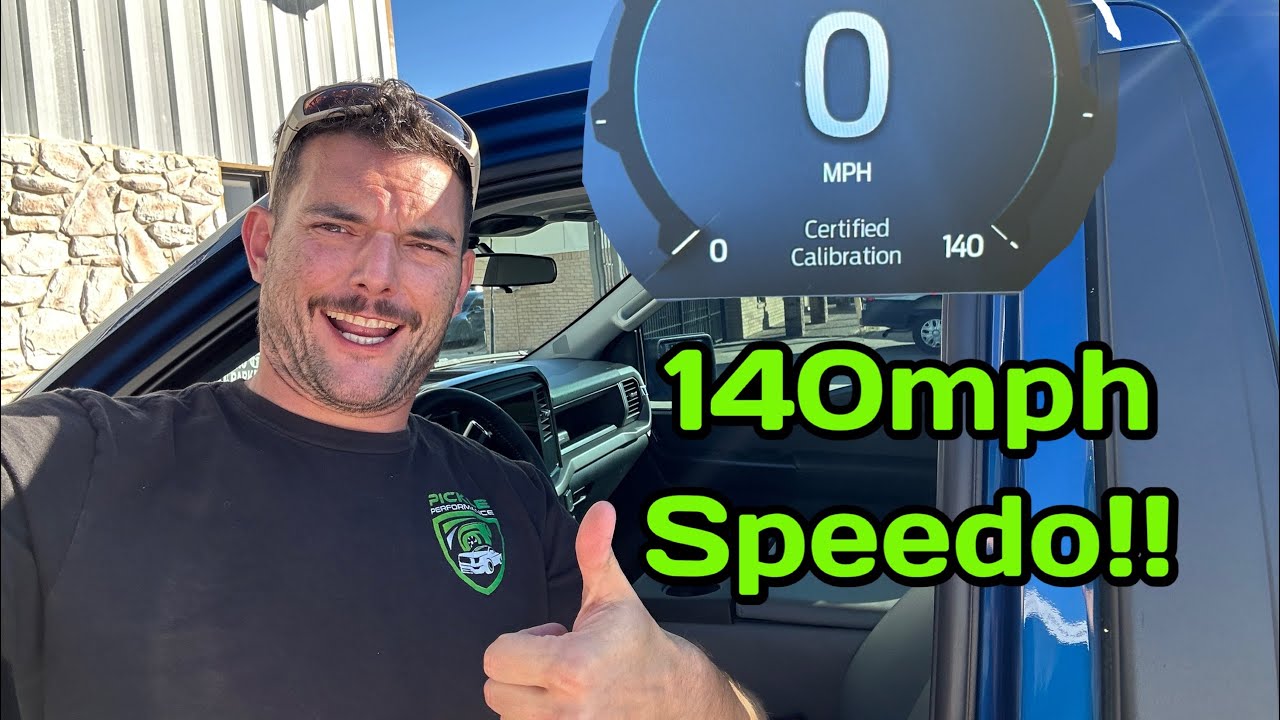 Adding 140mph Speedo and boost gauge to a 2025 F-150
