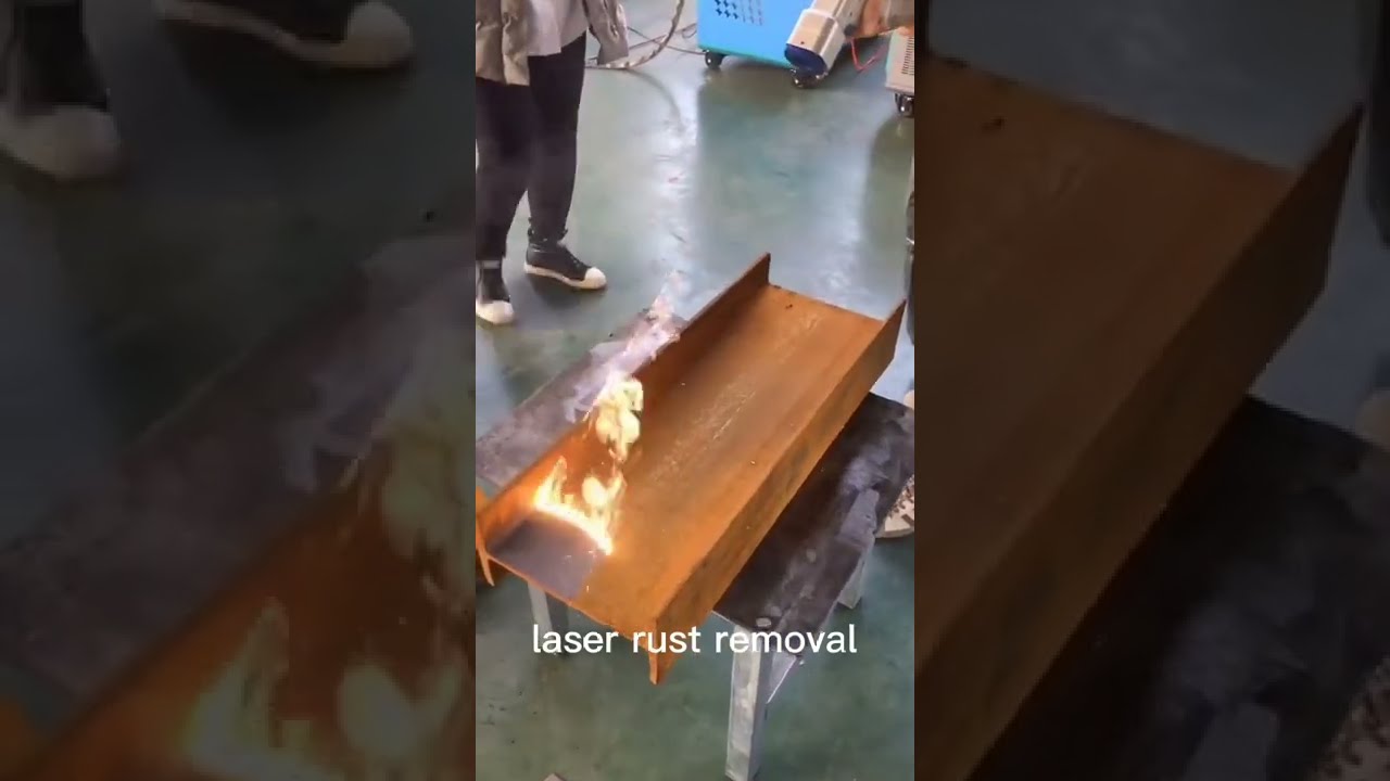 laser cleaning machine for rust removal. Faster and Better!