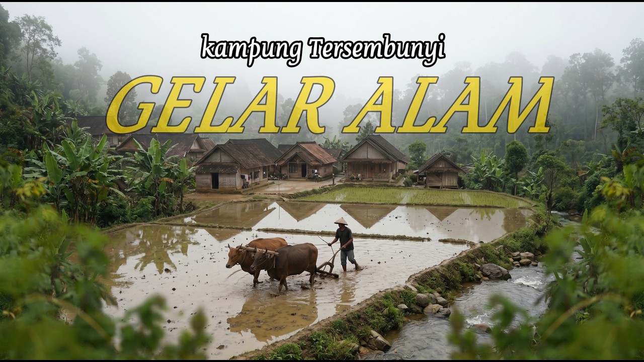Keindahan Desa Adat yang berada terpencil di Kaki Gunung Halimun