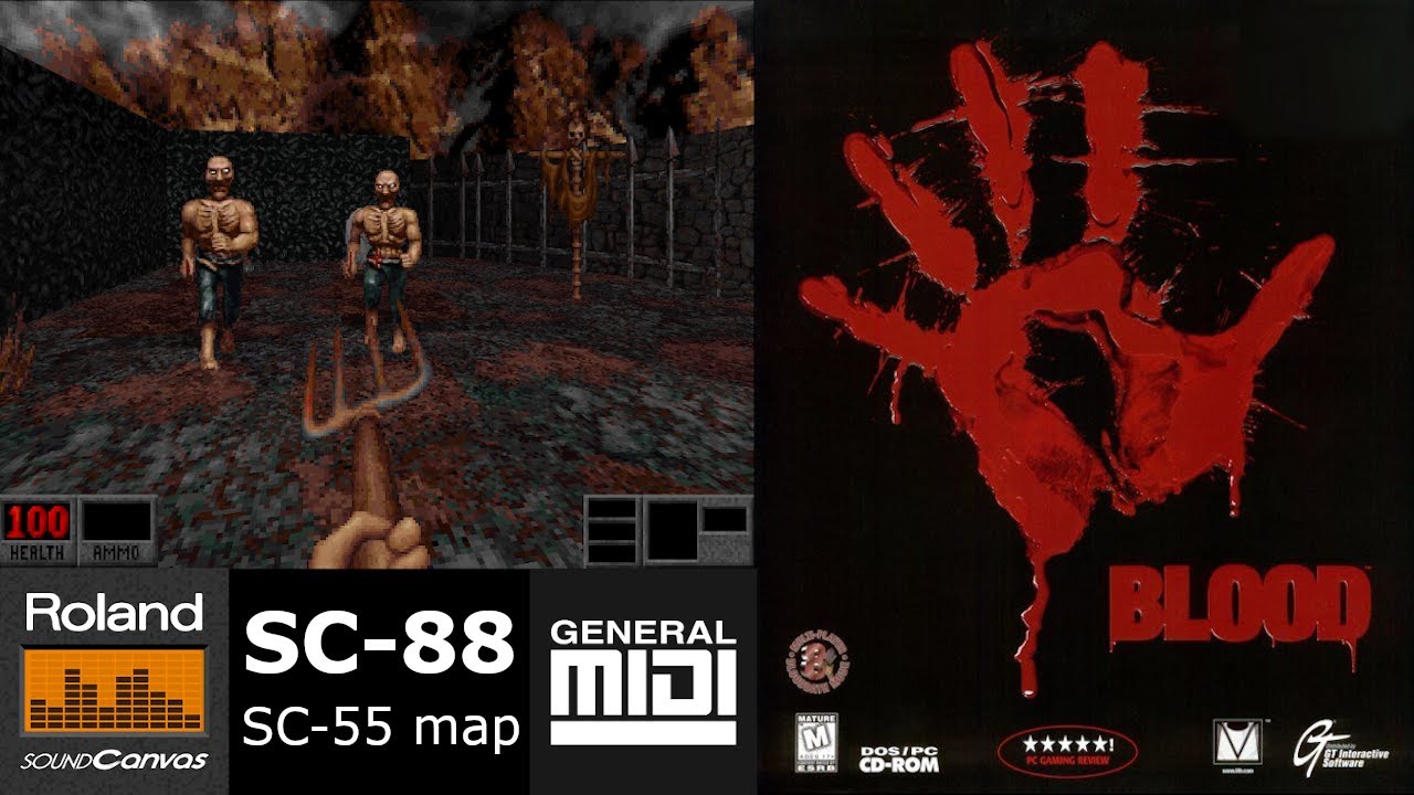 [PC OST] Blood (1997) MIDI Soundtrack | Roland SC-88 (SC-55 map)