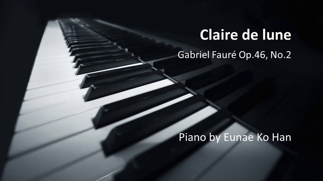 Clair de lune - G. Fauré, Op.46, No.2 (Piano Accompaniment)