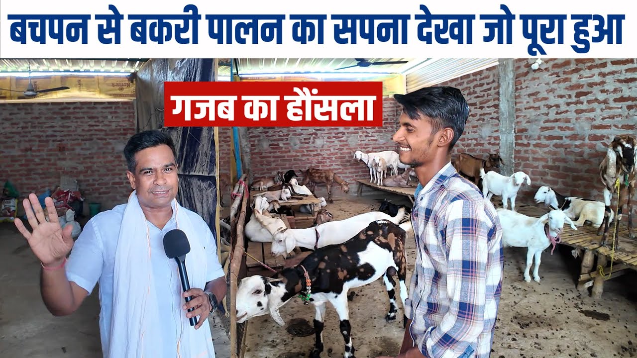Bakri Palan का सिर्फ ख्वाब नहीं इसे पूरा करके दम लिया कम उम्र में ही Goat Farming के सबक सिख लिए