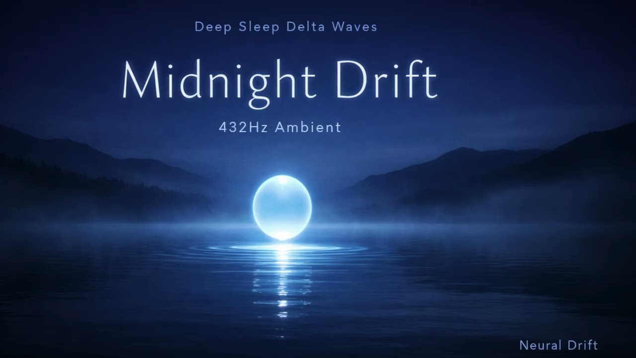 Deep Sleep Music 432Hz – “Midnight Drift” | Delta Waves Ambient for Insomnia