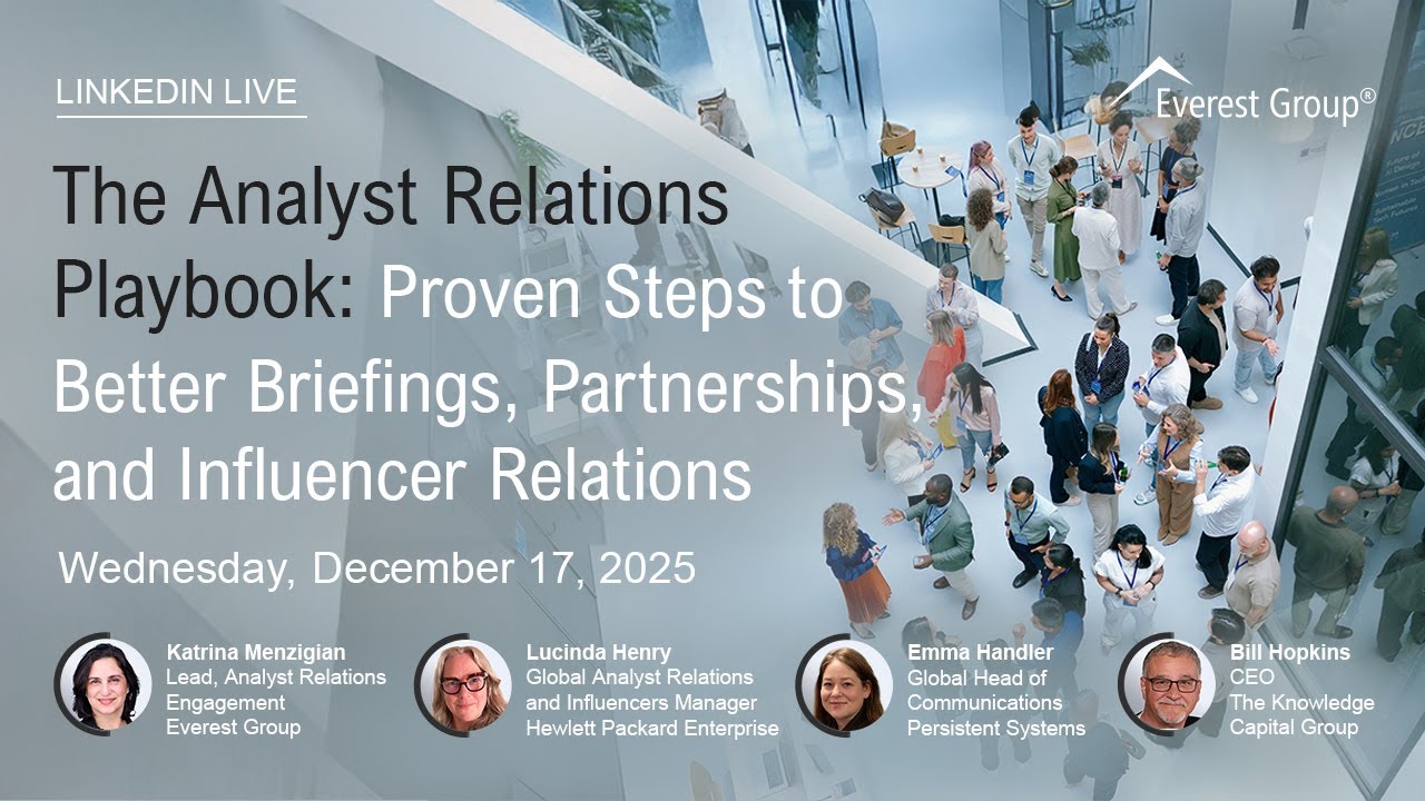 The Analyst Relations Playbook: Strengthen Briefings, Partnerships & Influencer Relationships