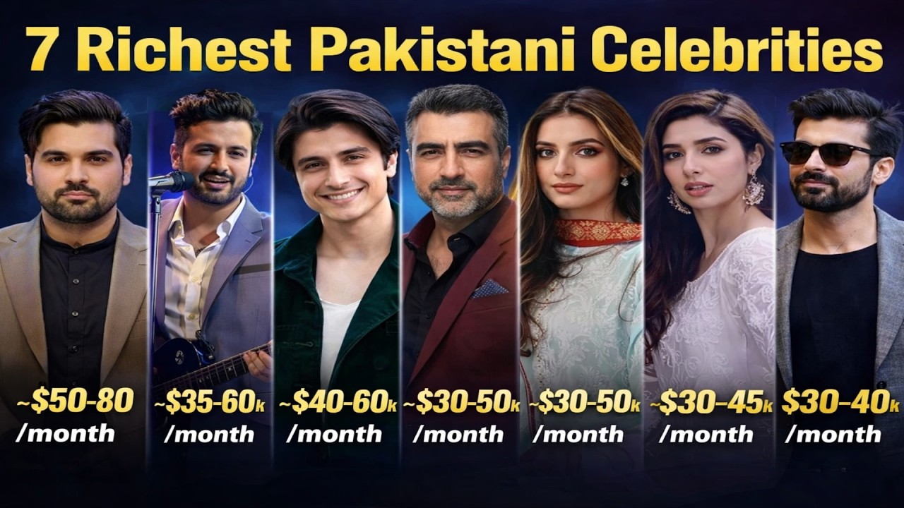 7 Richest Celebrities In Pakistan