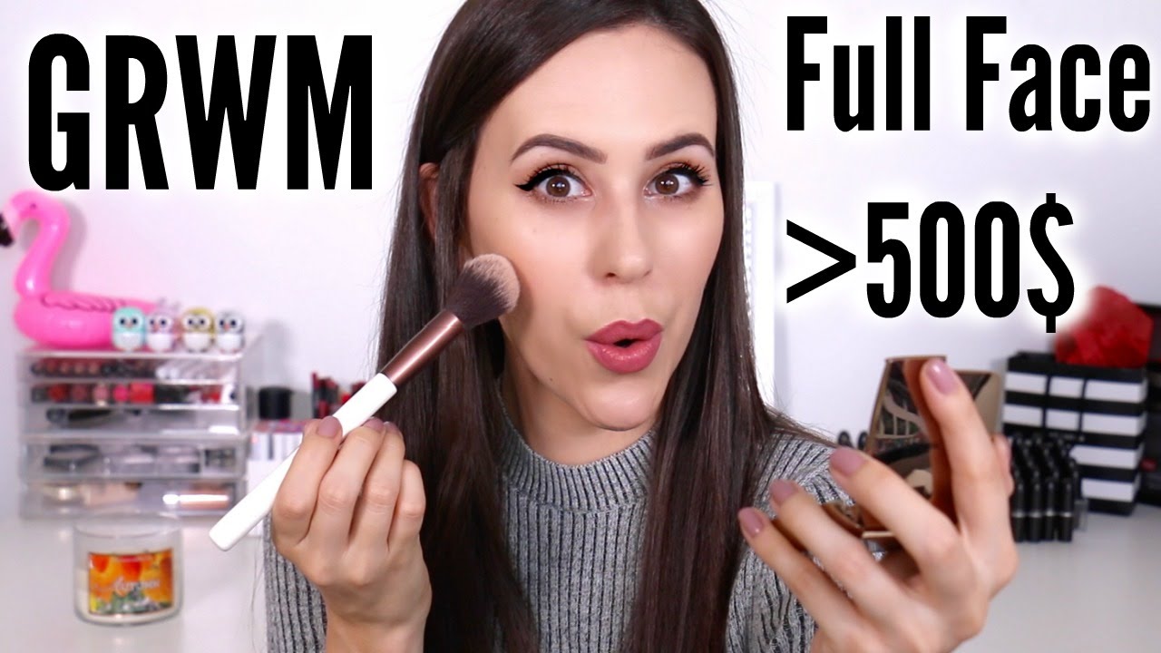 High End Makeup Better Than Drugstore? | GRWM Full Face of Makeup Over 500$ TAG