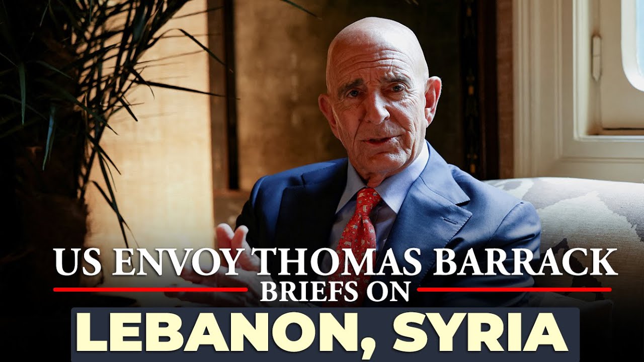LIVE: US envoy Thomas Barrack holds press conference in Baabda, Lebanon | President Joseph Aoun