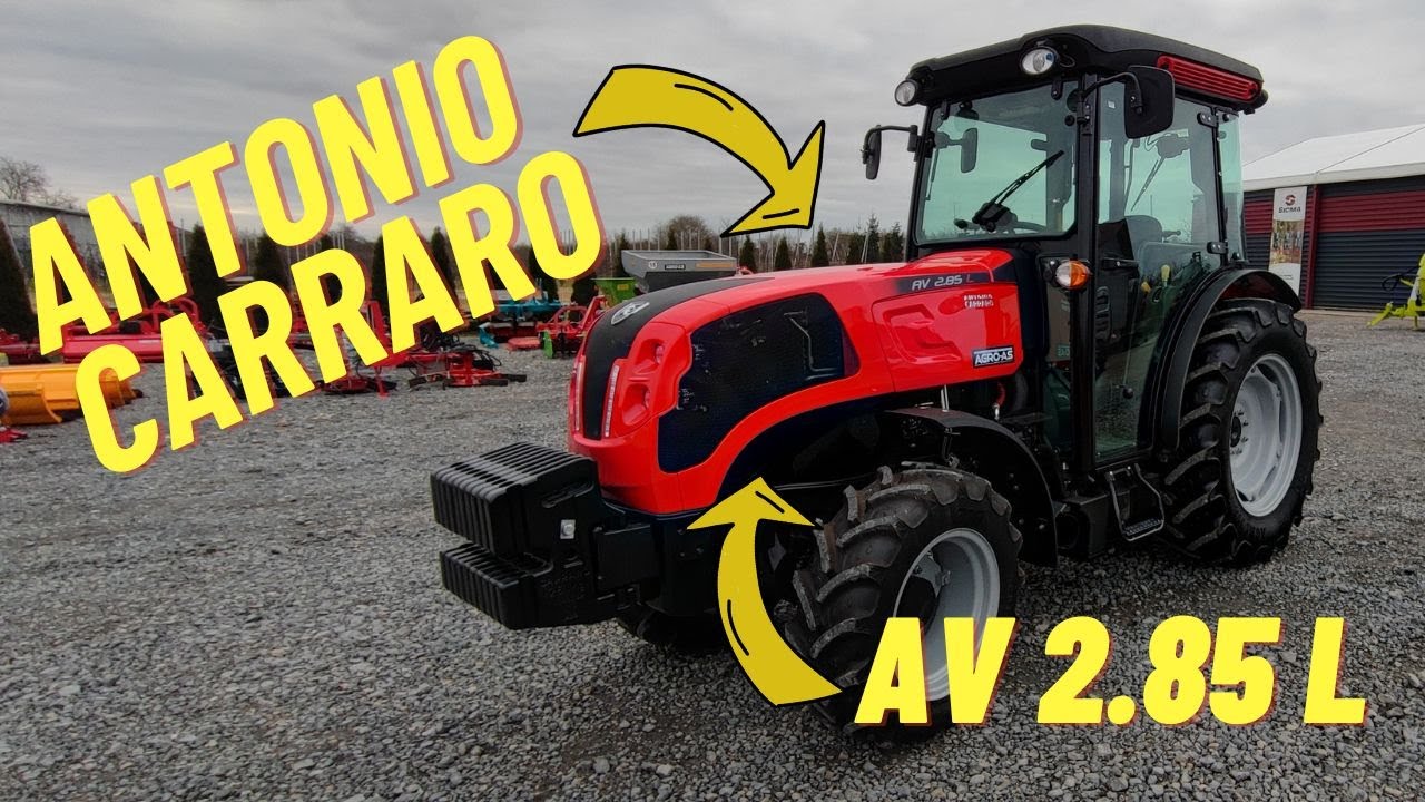 TAKI TANI Z TAKIM WYPOSAŻENIEM ?! ANTONIO CARRARO AV 2.85 L włoski sadownik od AGRO-AS Chobrzany