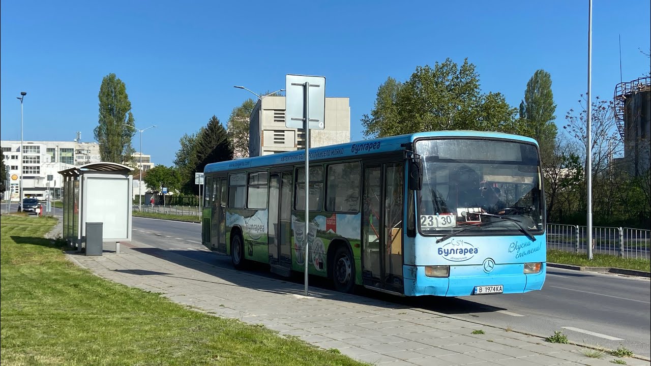 {Sound} Mercedes-Benz Türk O345- В 1974 КА- ex. В 1637 АН- line 23/30 with many KICKDOWNS