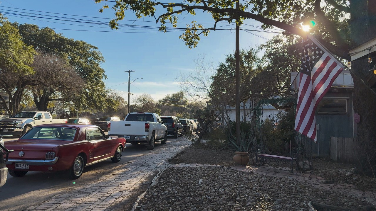 A Peaceful afternoon in Gruene, Texas | Historic District Walk 4K