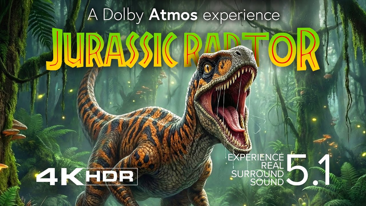 5.1 Atmos - Jurassic Raptor - 5.1 Surround Sound Experience 4K HDR