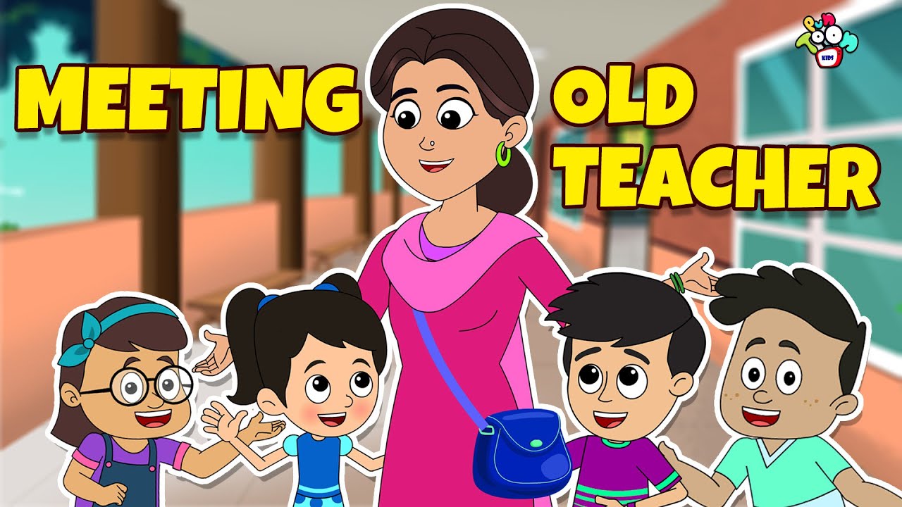 Meeting Old Teacher | Old Vs New Teacher | English Cartoon | Moral Stories | PunToon Kids