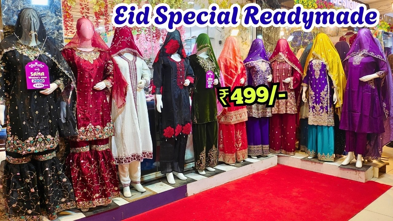 Eid Special 😍 Fancy Readymade Suits ₹499/- | Sana Womens Wear Hyderabad