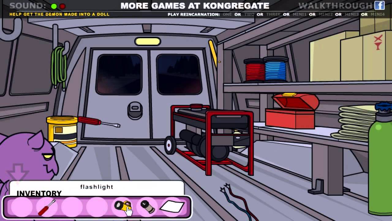 Reincarnation Mini: The Backfire Of Hell [English Walkthrough]