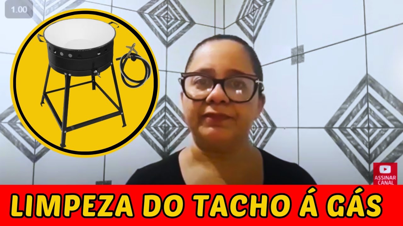 Limpeza do Tacho a gás
