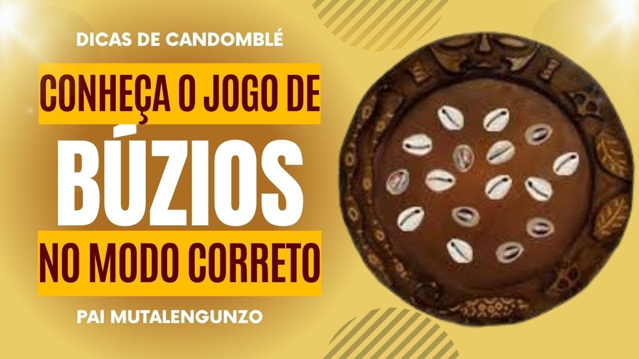 O JOGO DE BÚZIOS como conseguir um JOGO correto, os cuidados com JOGOS FALSOS
