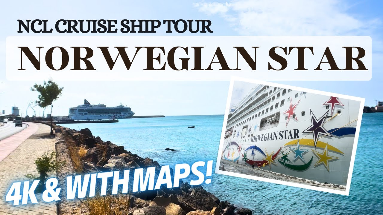 Tour the Norwegian Star | 4K HD Cinematic View Aboard This Cruise Ship