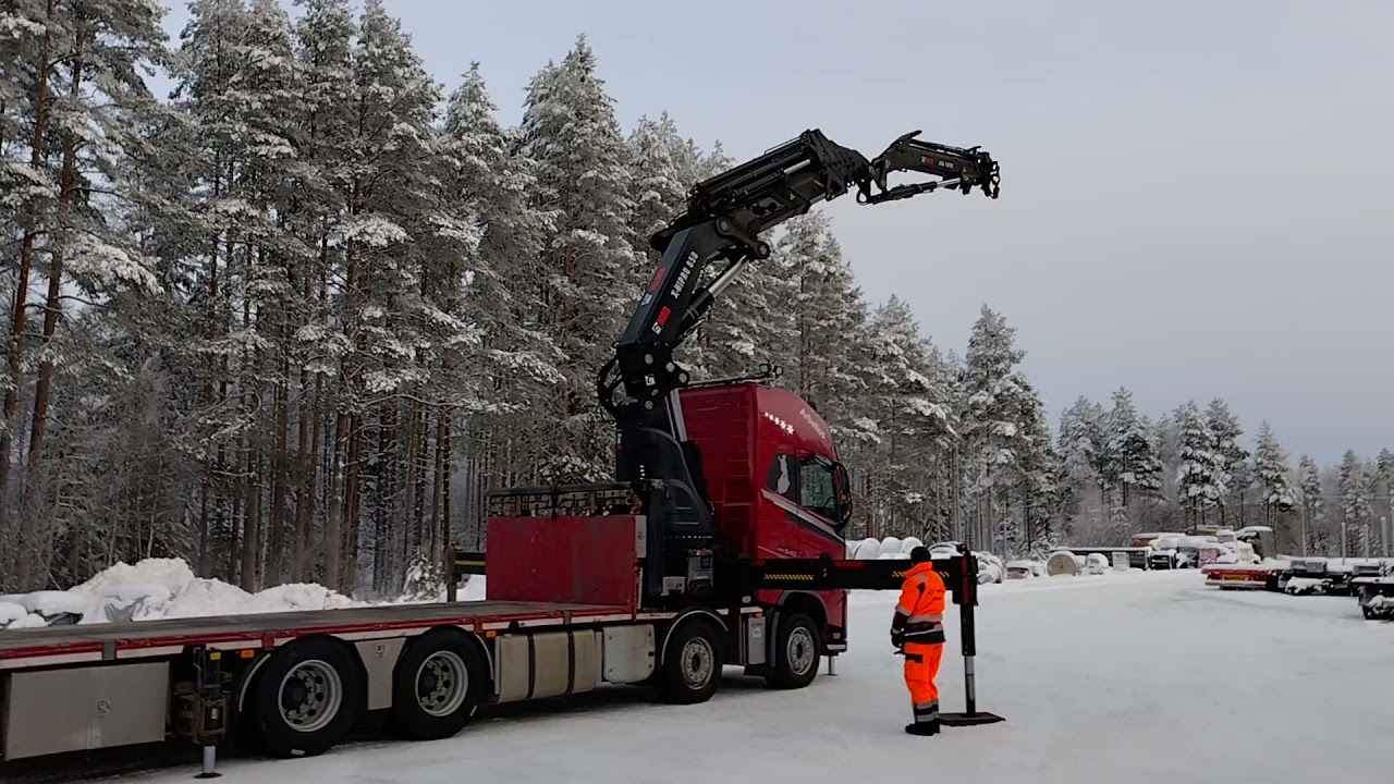 Volvo FH540 8x4 nostoteli Hiab 858 Jibi