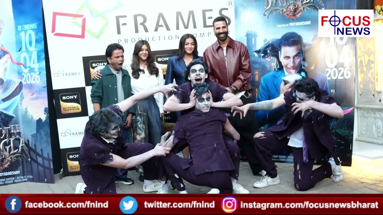 AKSHAY KUMAR,WAMIQA GABBI,EKTA KAPOOR AND RAJPAL YADAV SPOTTED ON THE WHEEL OF FORTUNE SET