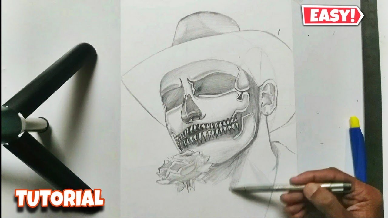 Talwiinder Drawing, Talwiinder Drawing With Rose, Outline Tutorial 😍