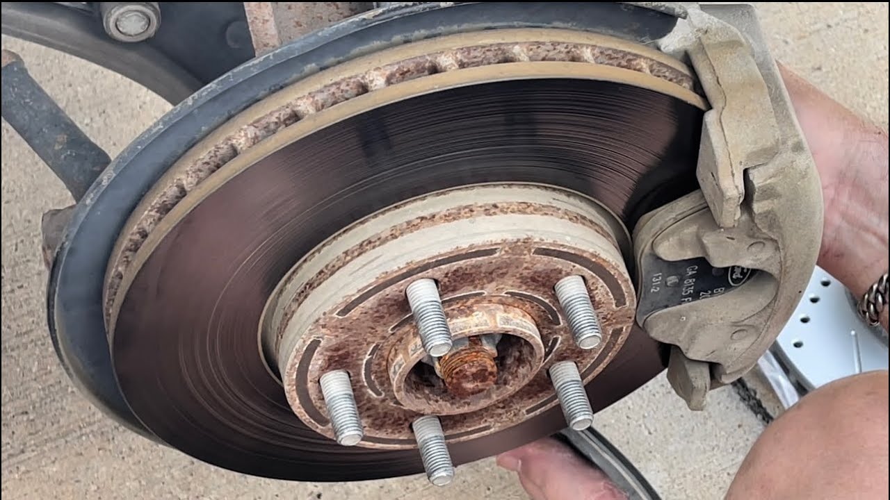 How to replace a 2013 Ford C-Max front brake job ,diy.