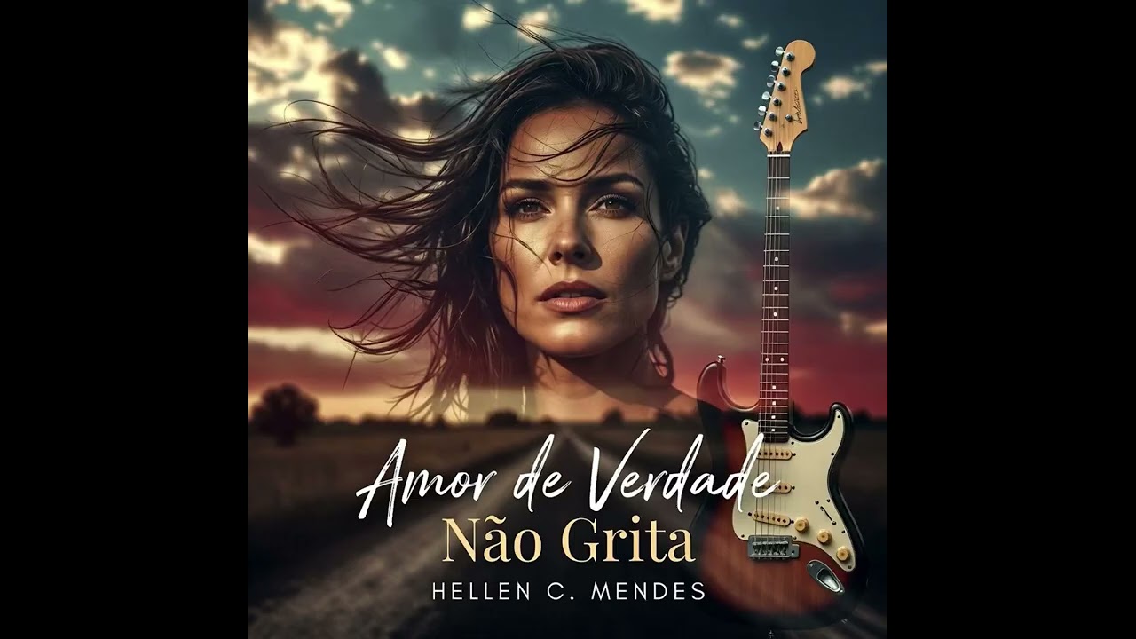 Amor De  Verdade Não Grita . Letra e Música de Hellen C. Mendes 
