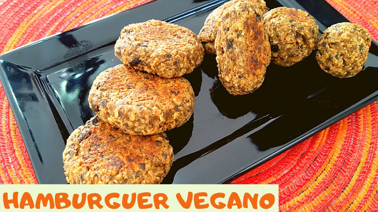 🍆 HAMBÚRGUER de BERINJELA| Com AVEIA e VEGANO | (NÃO PRECISA CONGELAR PARA FIRMAR)