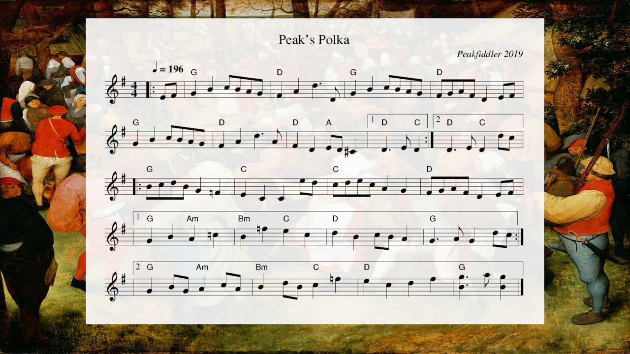 Fiddle Tune for Dancing - Peak's Polka