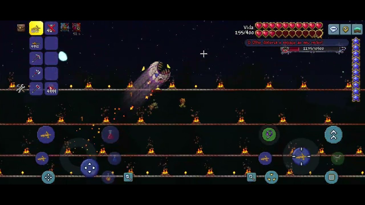 Modded Terraria Mobile Test 01 - Eye Of Chaos 