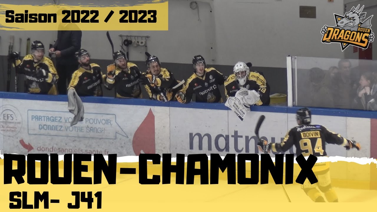 Hockey : Rouen - Chamonix Ligue Magnus 2022/2023 J41