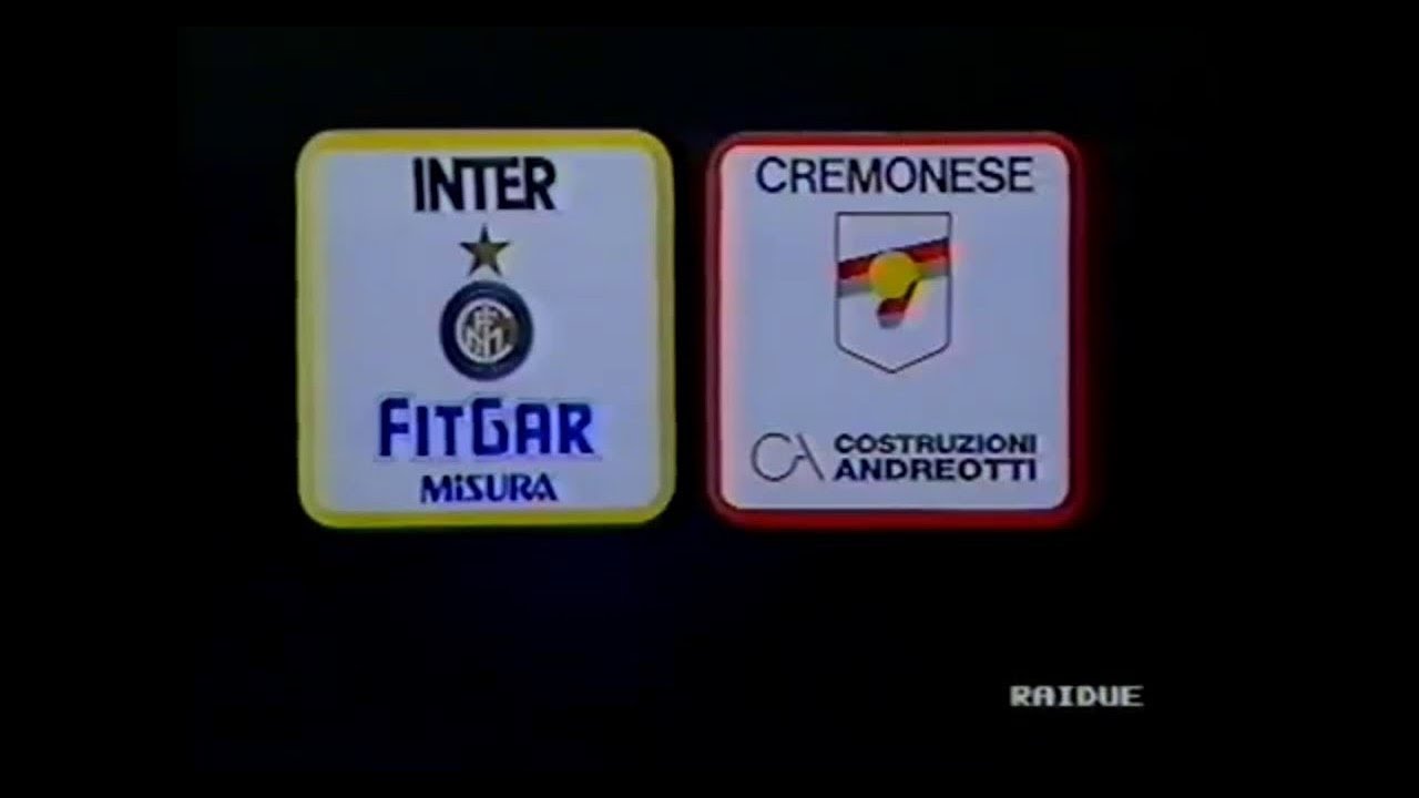 1991-92 (32^ - 10-05-1992) INTER-Cremonese 0-2 [Dezotti,Dezotti(R)] Servizio DomenicaSprint Rai2