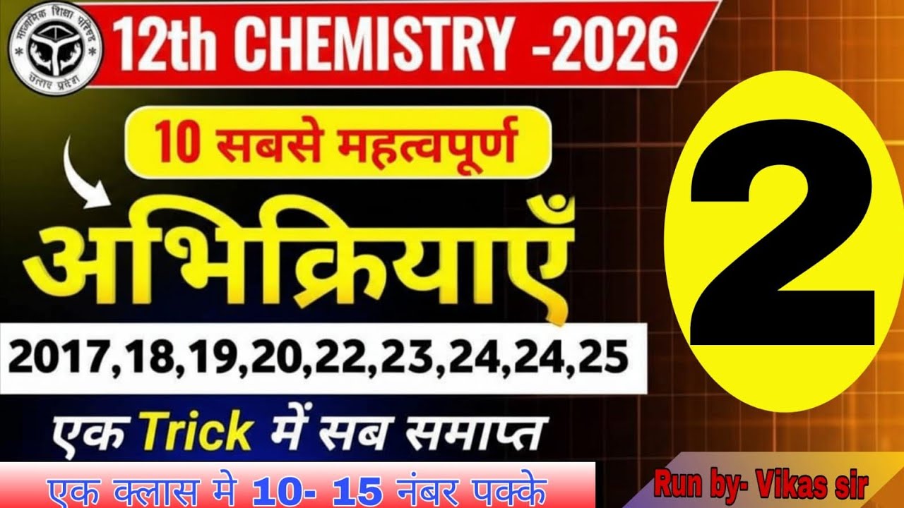 Important Reaction class 12 Chapter एल्कोहाल और फिनोल by vikas sir #chemistry #top #vedio #important
