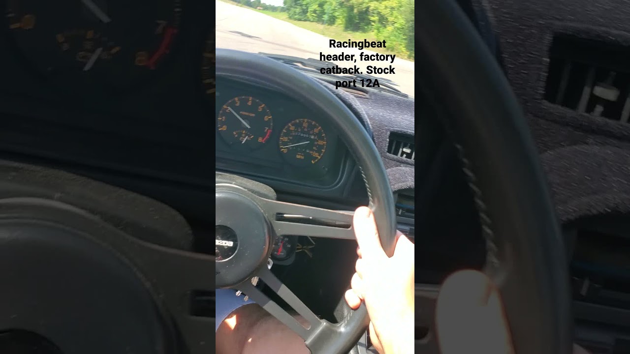 FB RX-7 0-60 with RB exhaust