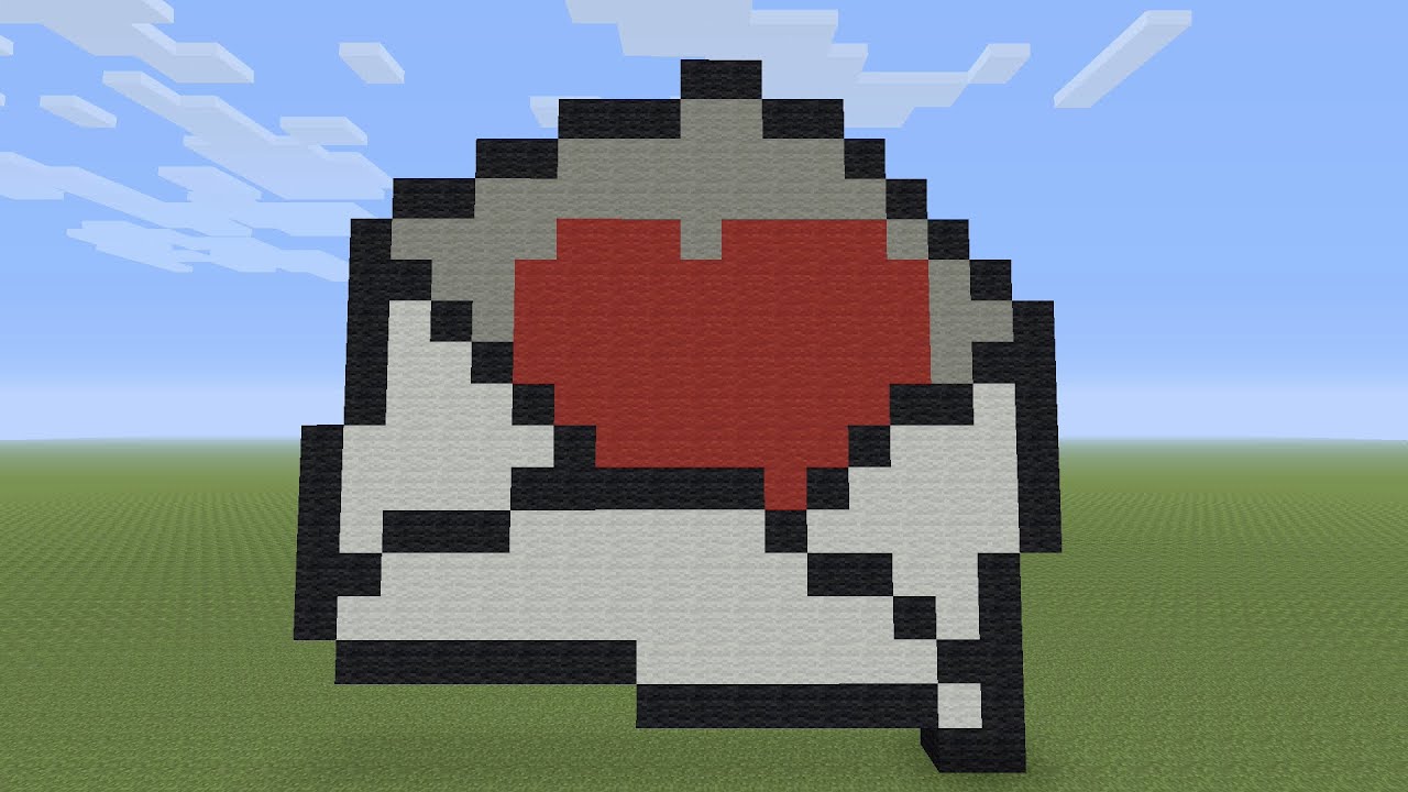 Minecraft Pixel Art - Love Letter