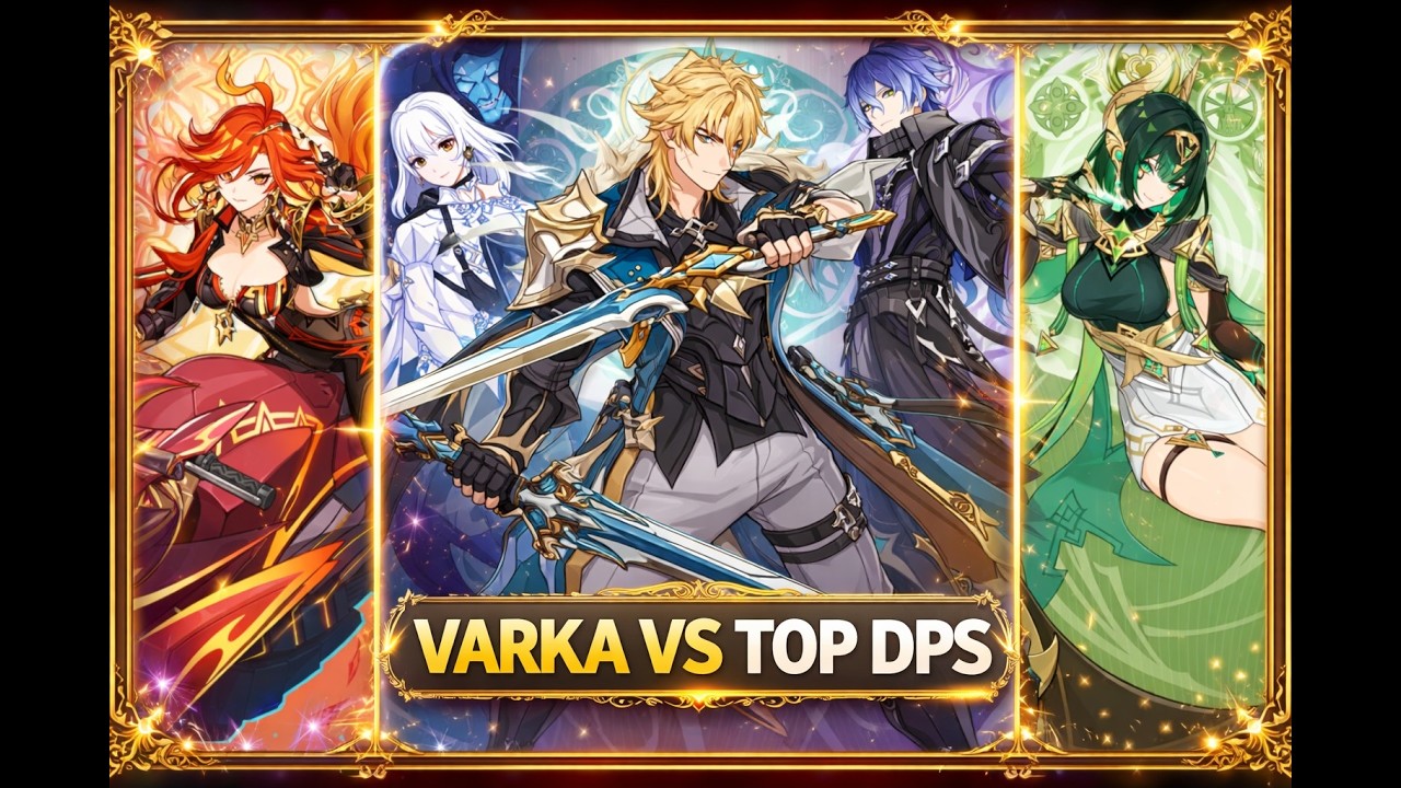 VARKA VS TOP 10 DPS! IS HE GOOD ENOUGH? (C0 TOP DPS DAMAGE COMPARISON VS TRAINING DUMMY)
