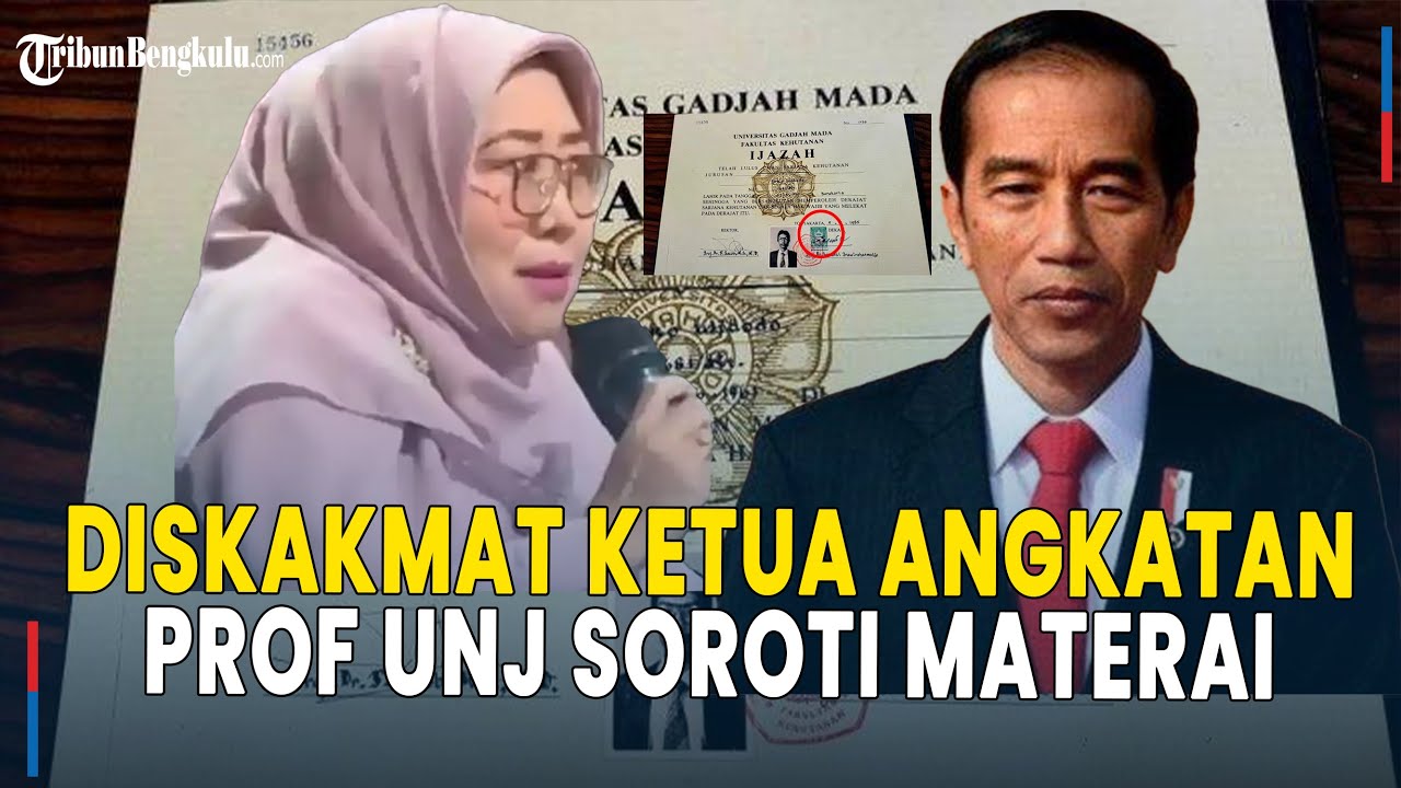 Dulu Diskakmat Ketua Angkatan Jokowi di UGM, Profesor UNJ Masih Perdebatkan Materai Hijau di Ijazah