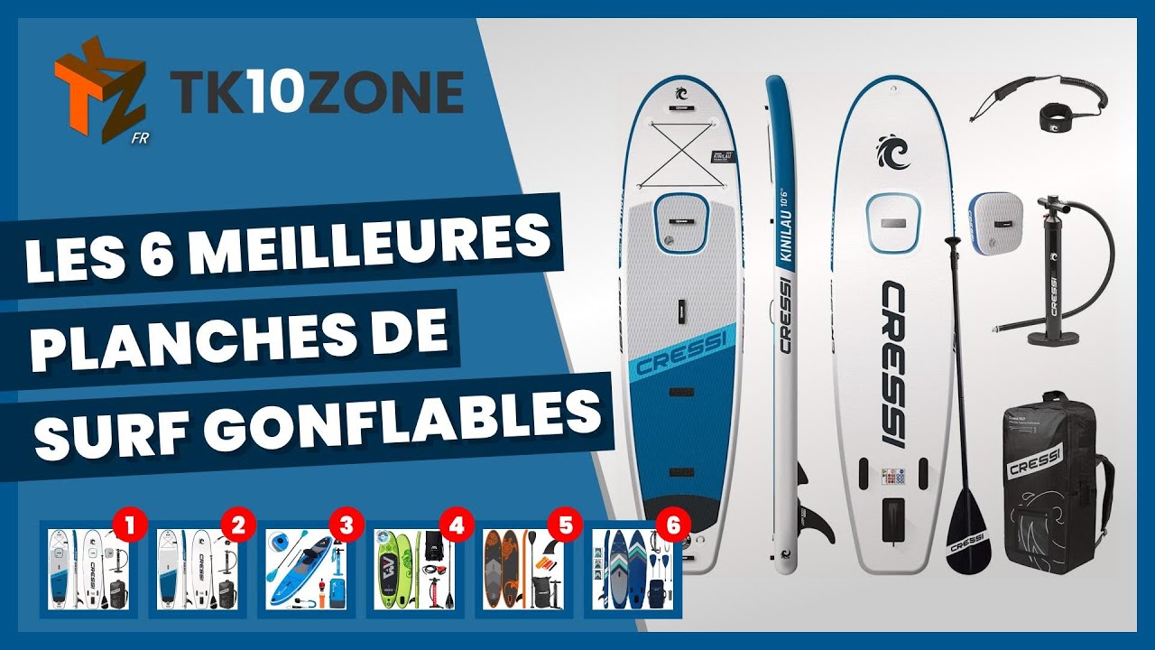 Les 6 meilleures planches de surf gonflables pour s'amuser en mer