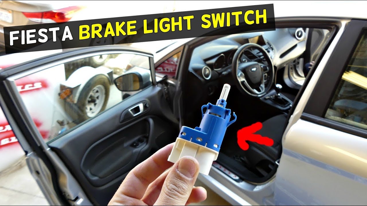 FORD FIESTA BRAKE LIGHT SWITCH REPLACEMENT REMOVAL MK7 ST