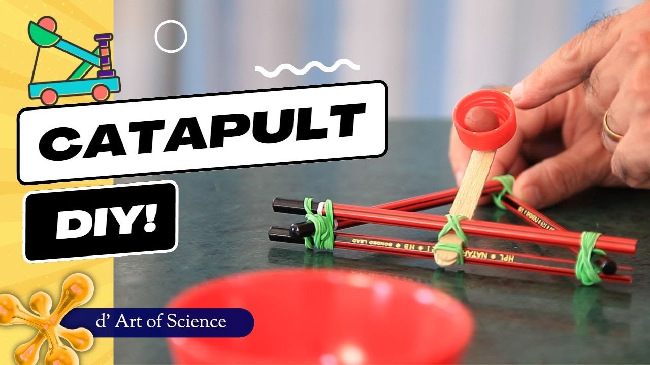 Make a Simple CATAPULT! | Easy DIY | dArtofScience