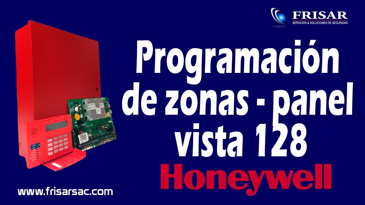 Programación de zonas vista 128 Honeywell