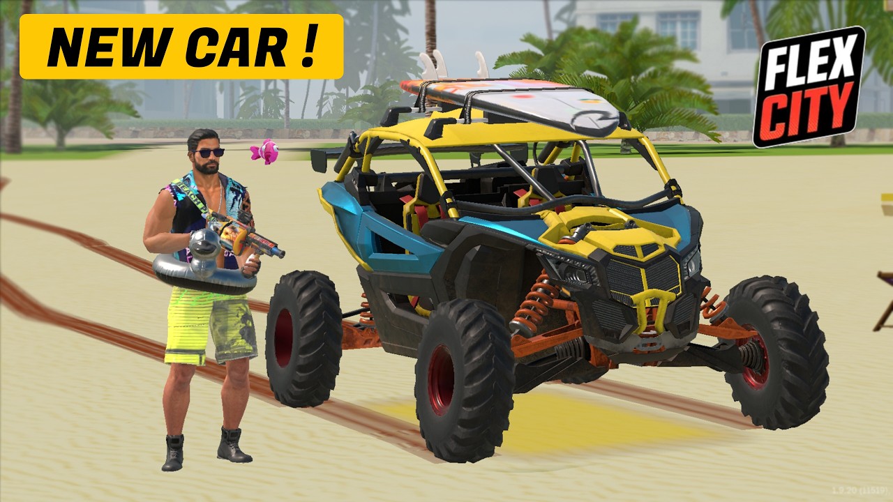 🔥НОВЫЙ багги в обновлении Flex City! Летний пропуск Summer Heat #flexcity #открытыймир
