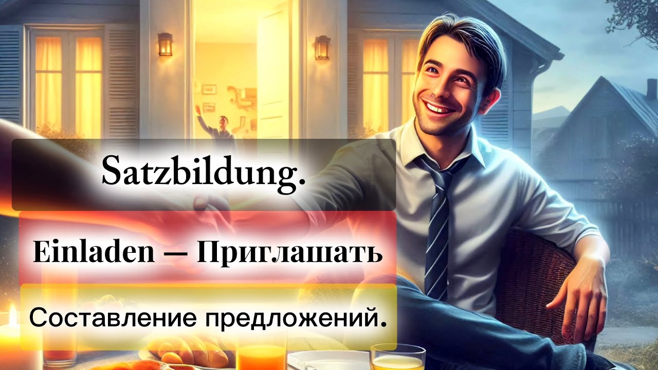 Составление предложений на немецком: глагол: 